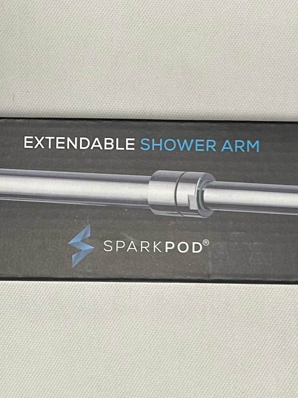Extendable Shower Arm in Silver